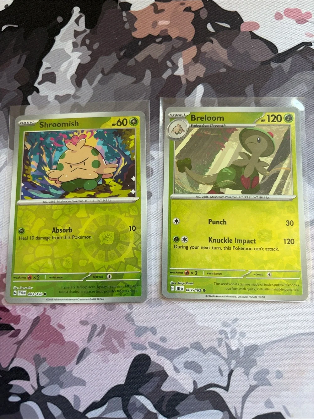Shroomish & Breloom Evolution Pokémon Card Mini Lot | 2 Card Reverse Holo ✨5/$25